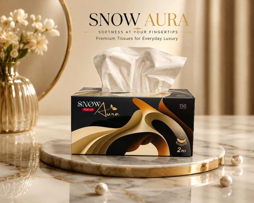 Snow Aura Tissue Box (Pop Up)