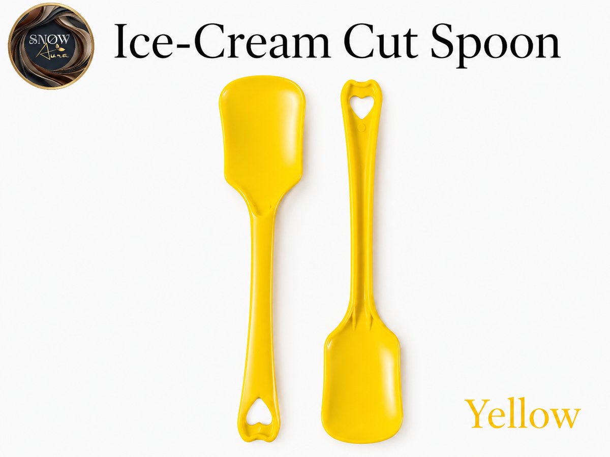 ice cream cut spoon