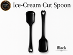 ice cream cut spoon