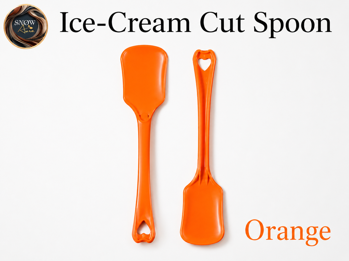 ice cream cut spoon
