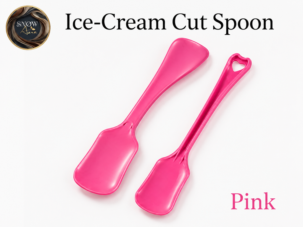ice cream cut spoon