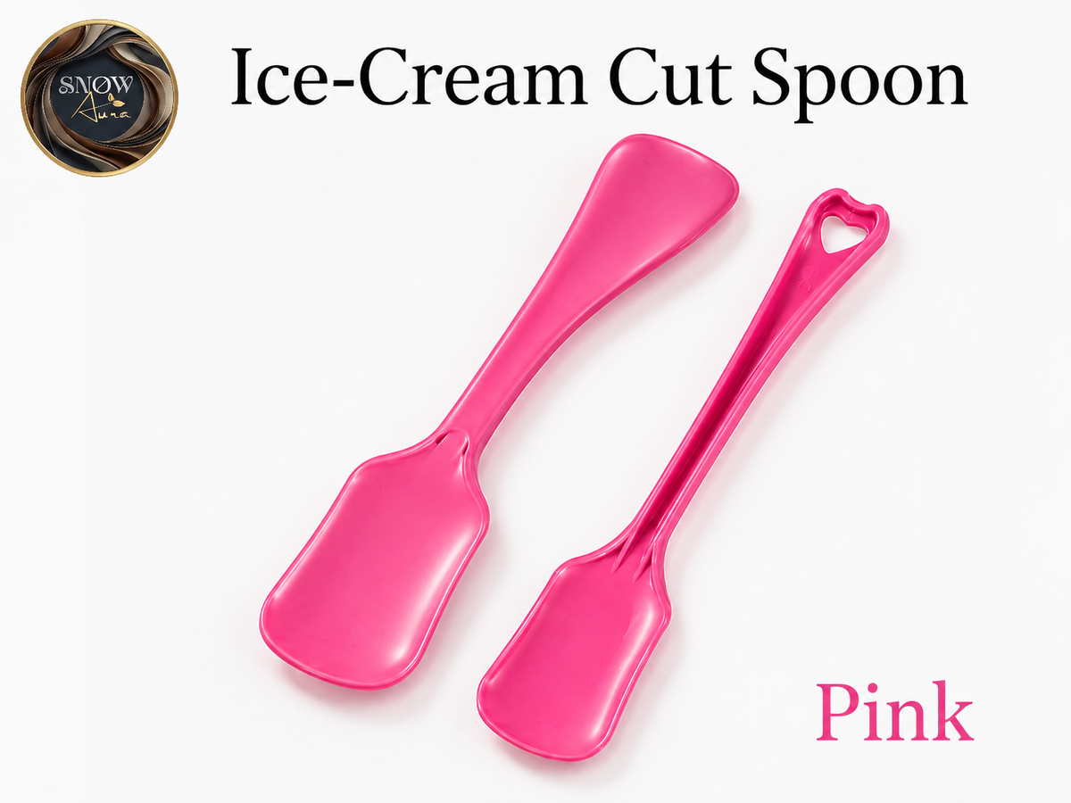 ice cream cut spoon